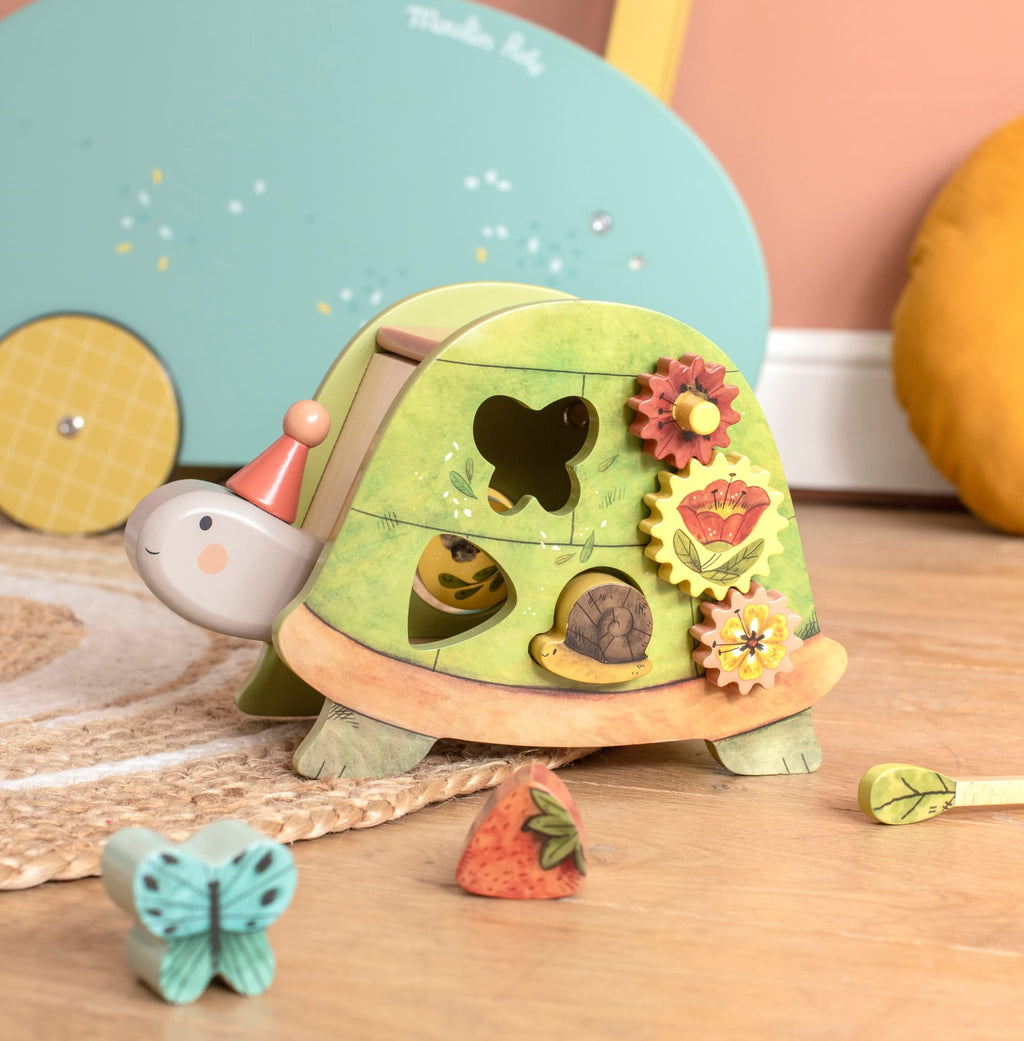 Tartaruga attività in legno