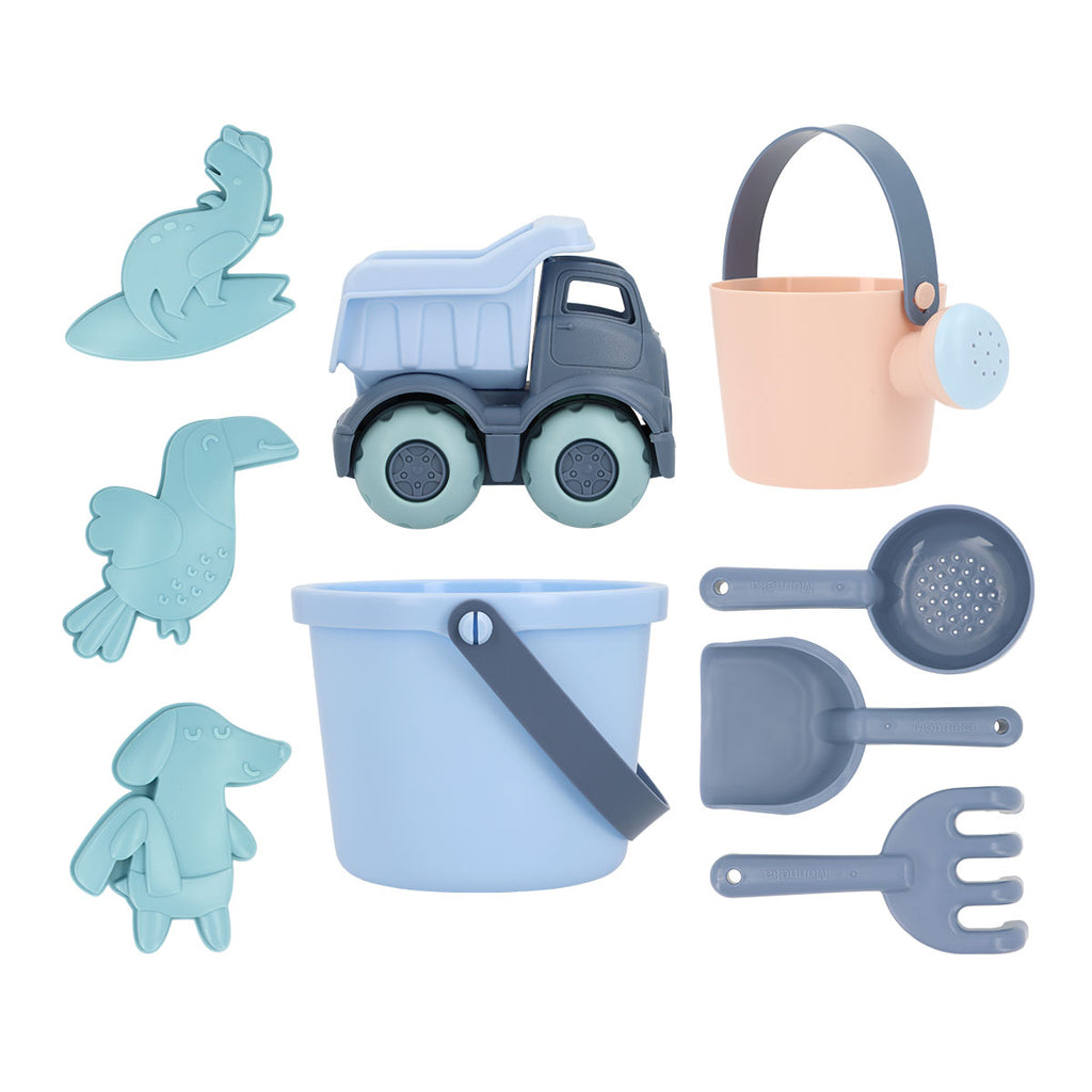 Giochi da spiaggia, Secchiello, camion blu e accessori