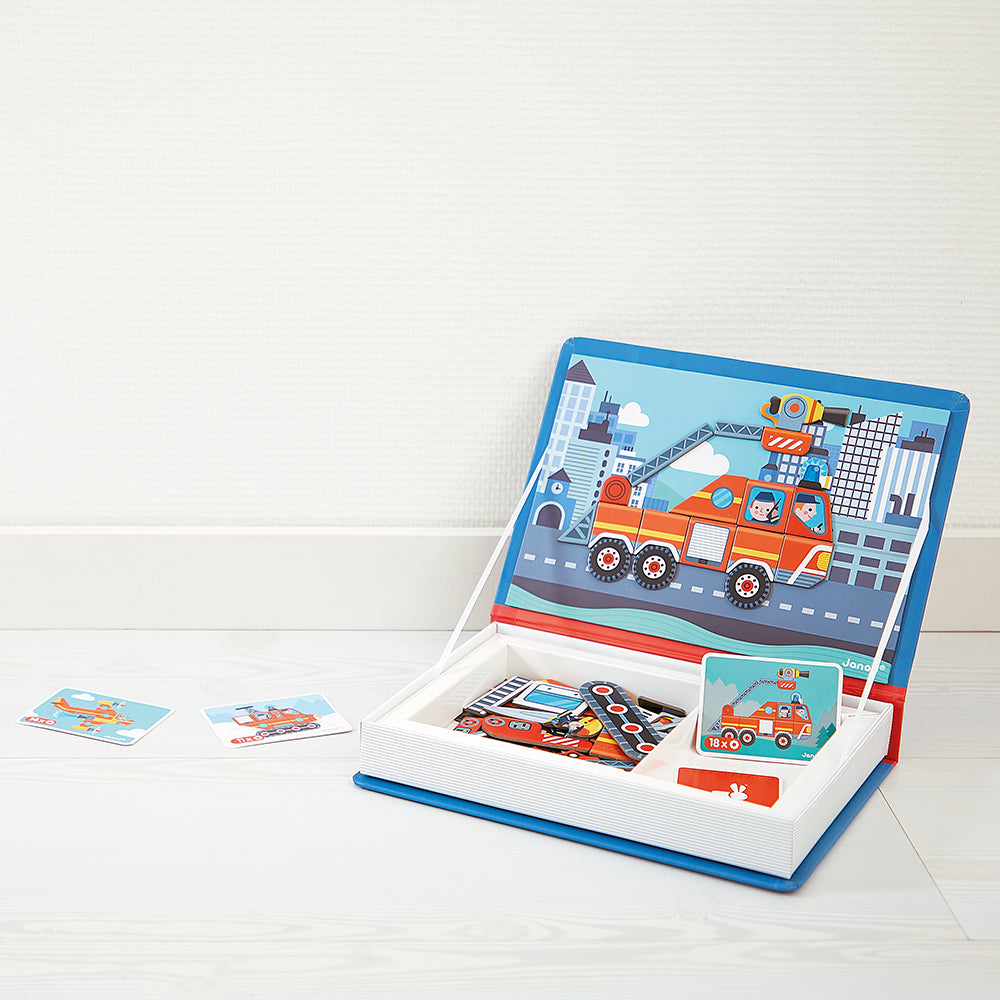 Magnetic game Magneti'book, Firefighters
