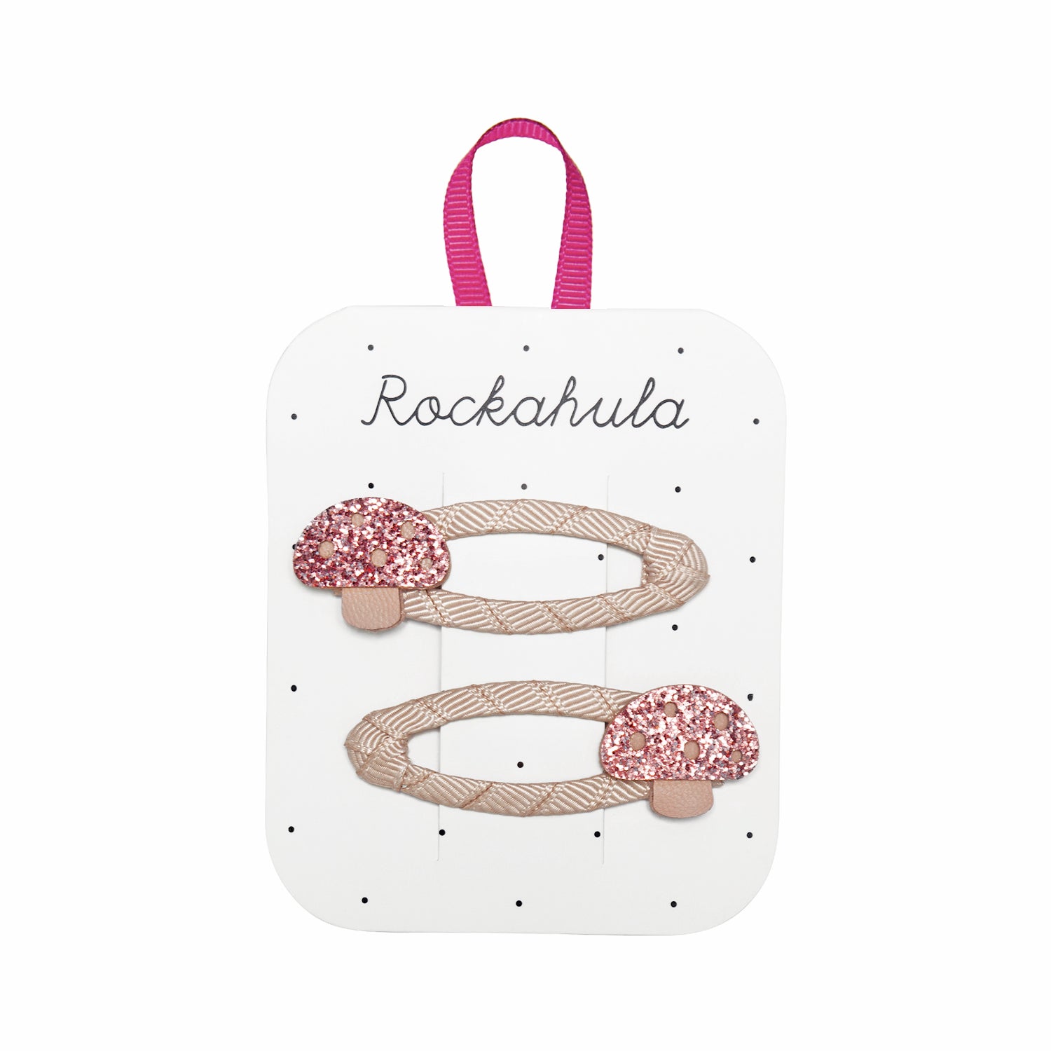 Fermagli per capelli Funghi glitter