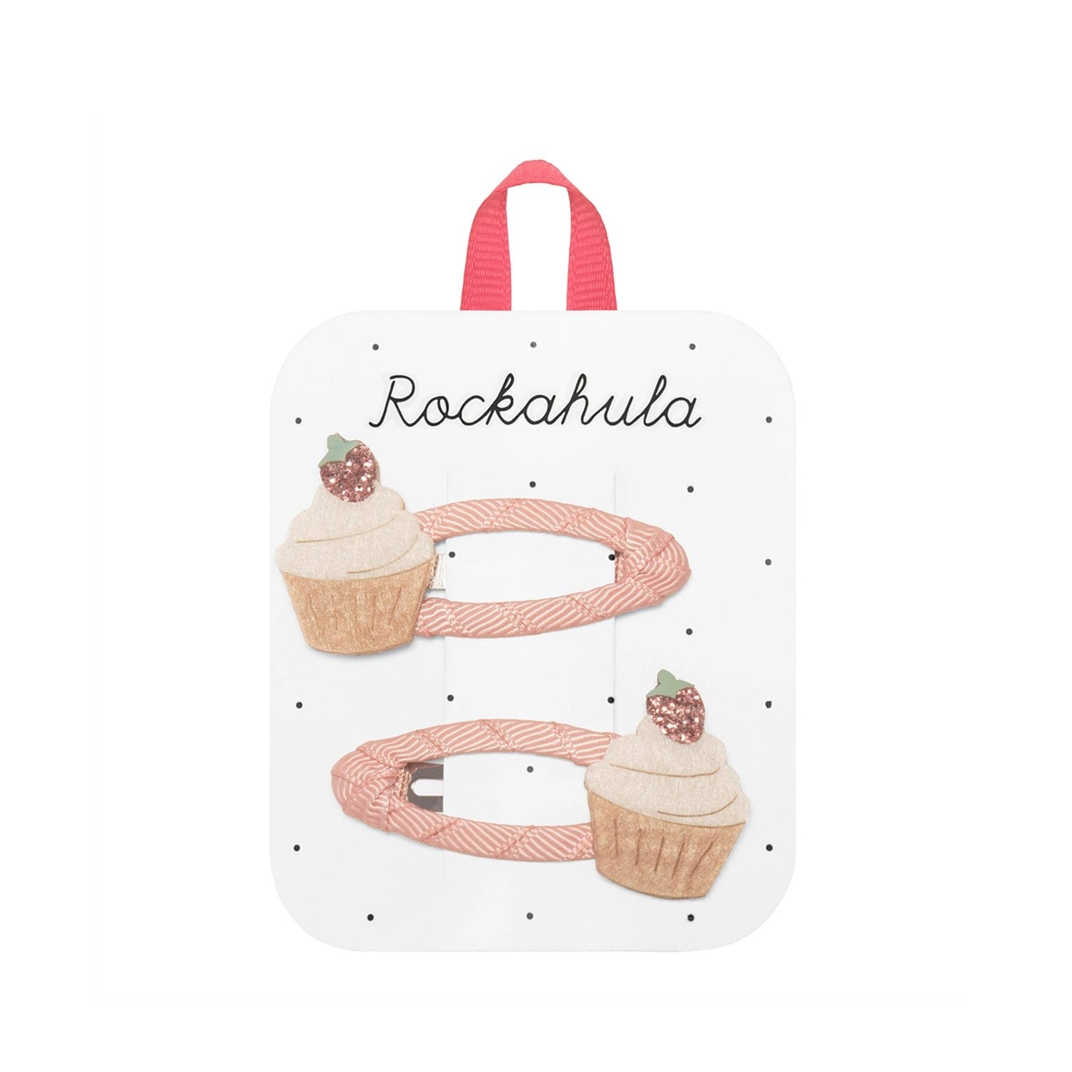 Strawberry Cake Hair Clips