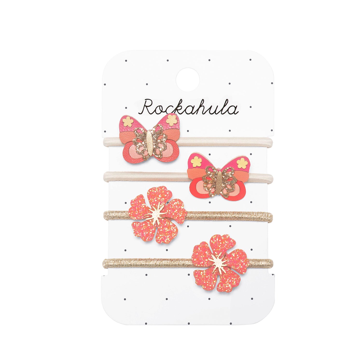 Elastici per capelli farfalle e fiori