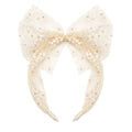 Headband with tulle bow Margherite