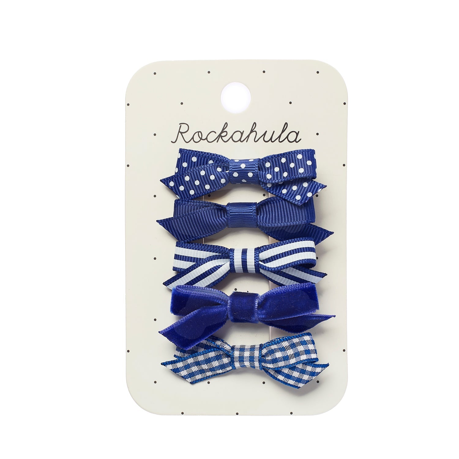 Fermagli per capelli Set fiocchi blu