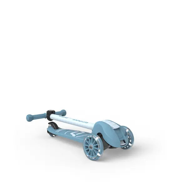 Monopattino pieghevole con luci Highwaykick 3S – sistema di doppio sterzo - Blu