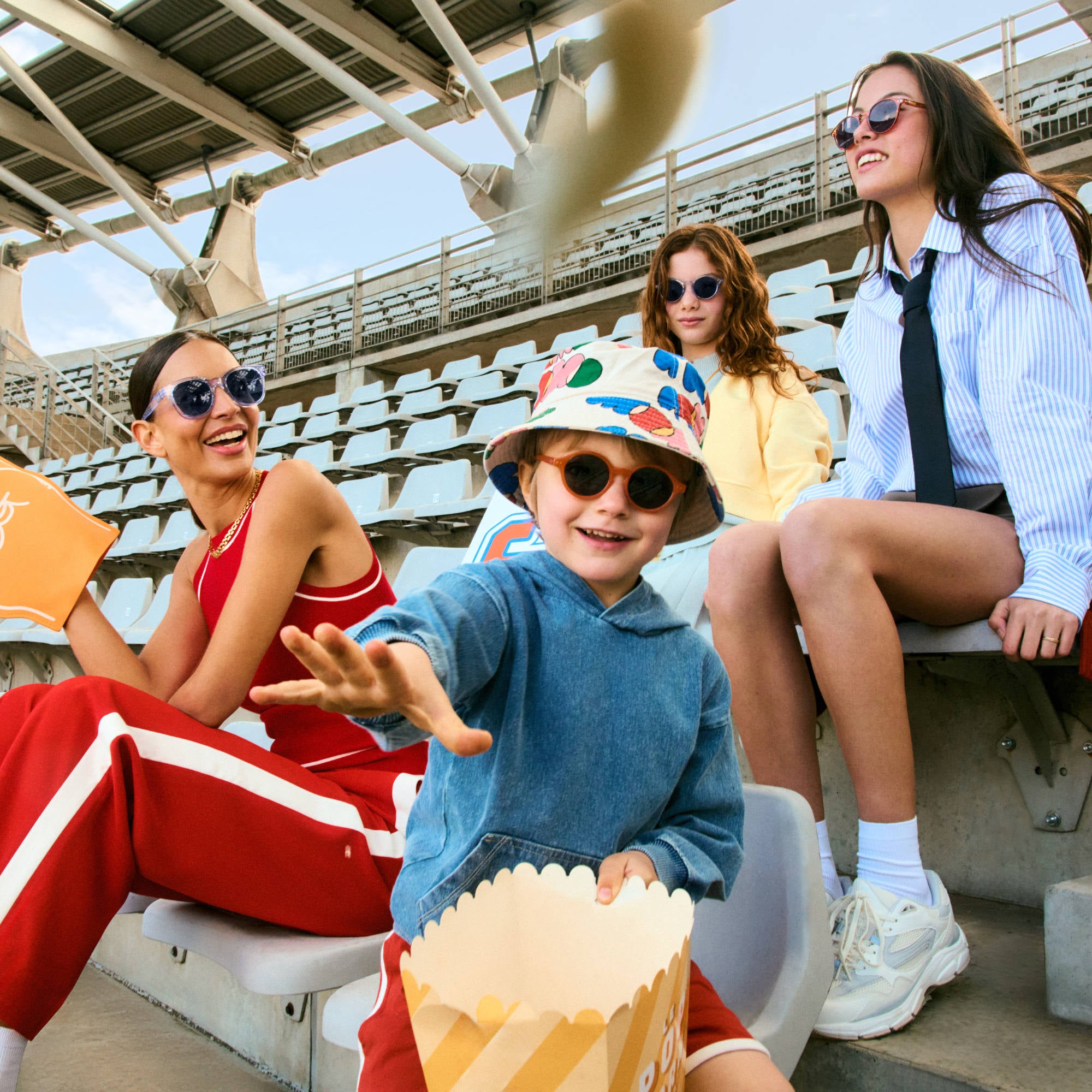 Polarized and flexible sunglasses 9-36 months, Iconic Orange smash