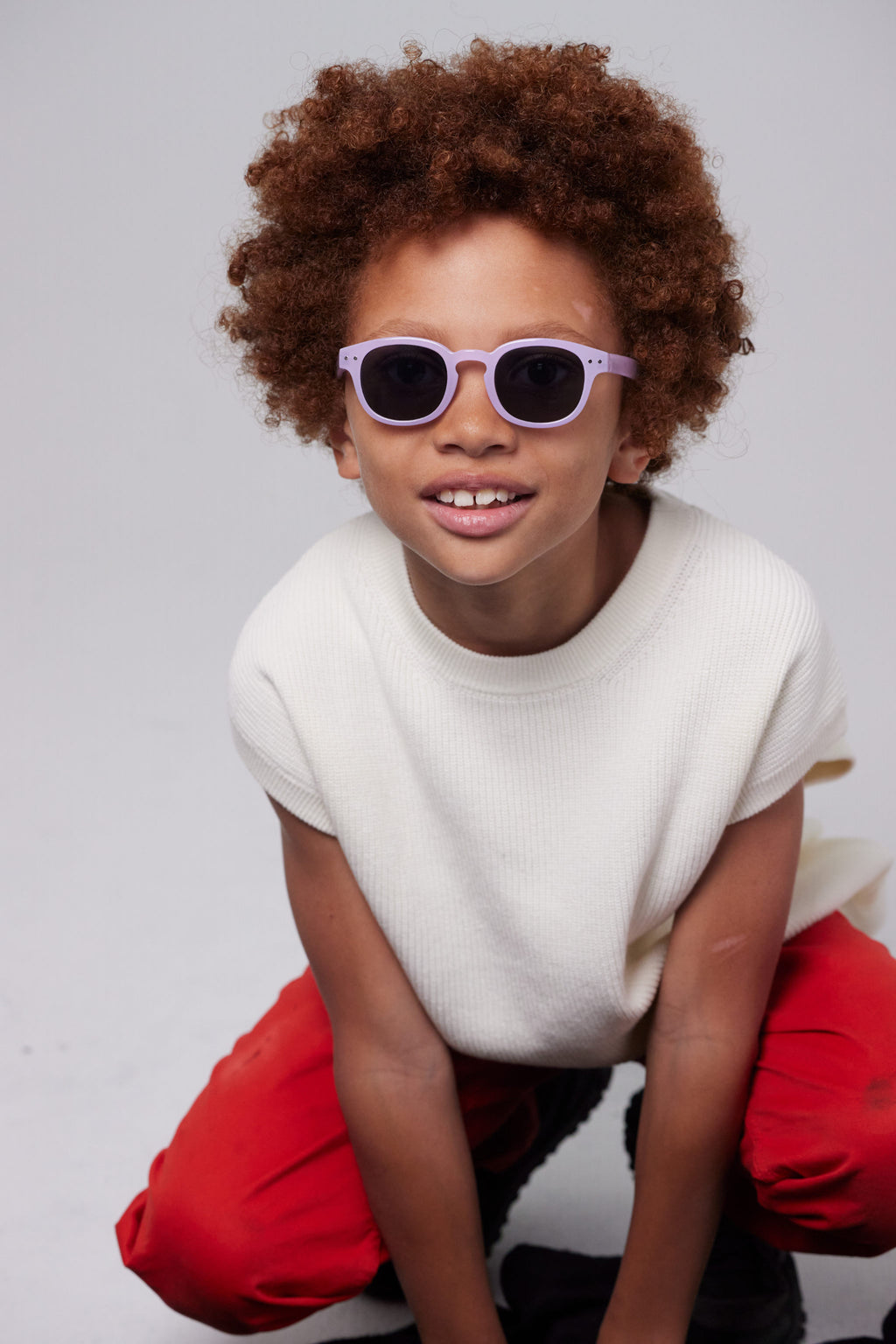 Polarized Sunglasses 5-10 years, Retro Lilac