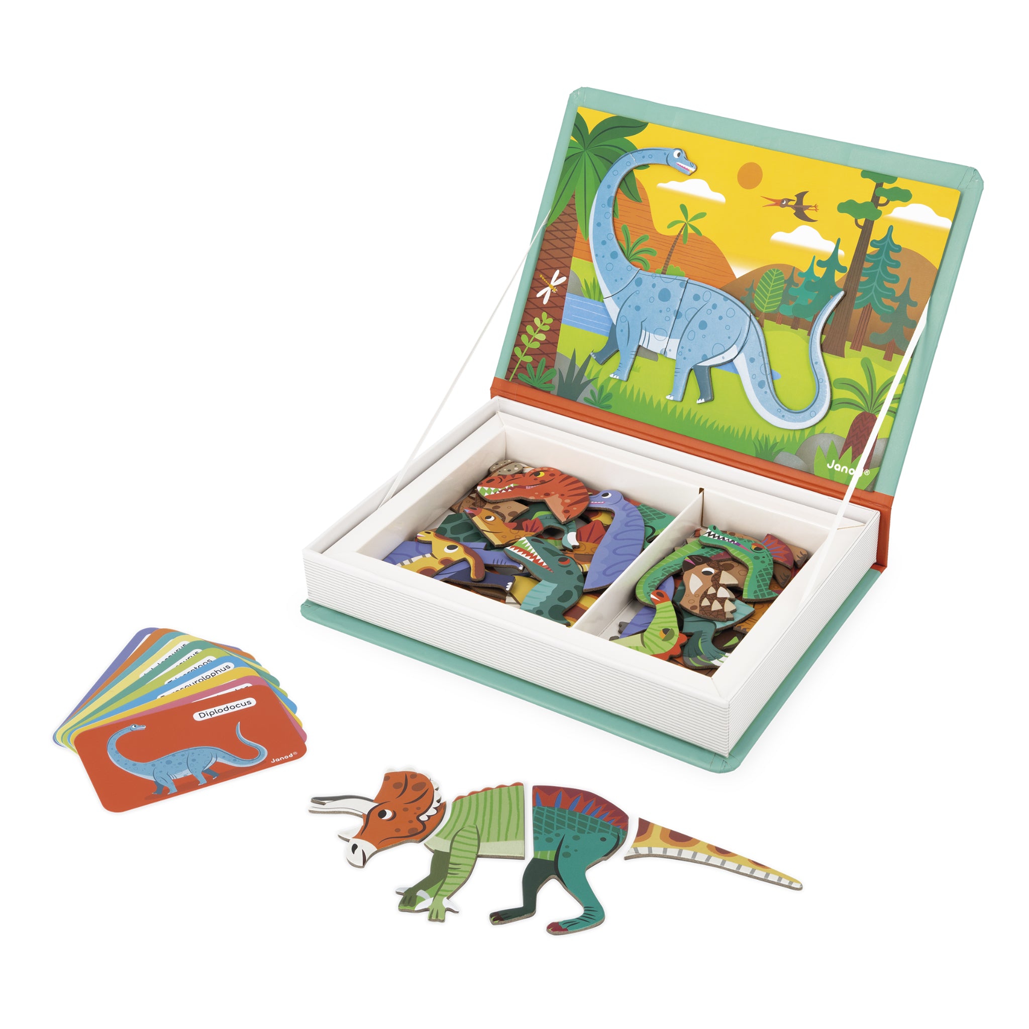 Gioco magnetico Magneti'book, Dinosauri