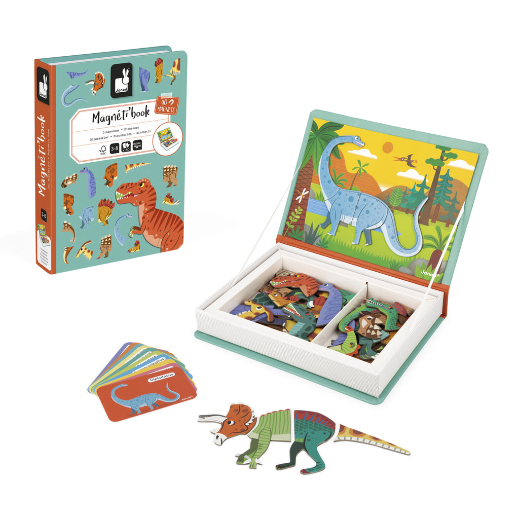 Gioco magnetico Magneti'book, Dinosauri