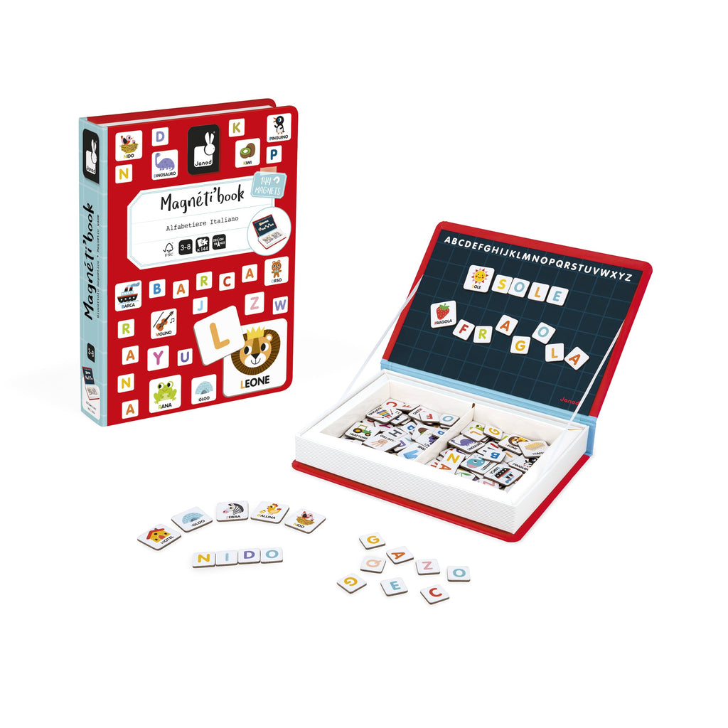 Gioco magnetico Magneti'book, Alfabeto Italiano | Janod