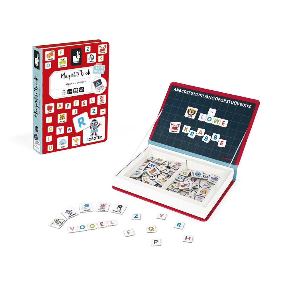 Gioco magnetico Magnéti’Book, Alfabeto Tedesco