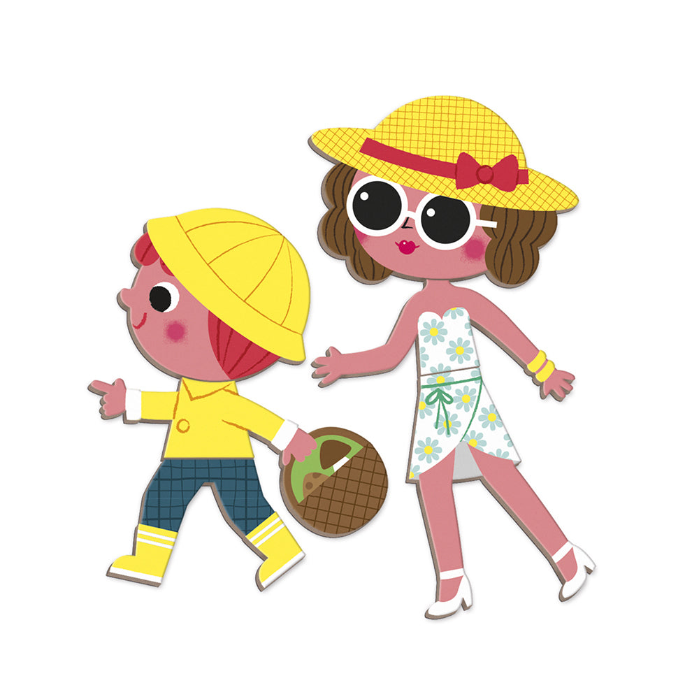 Gioco magnetico Magneti'book, Quattro stagioni | Janod