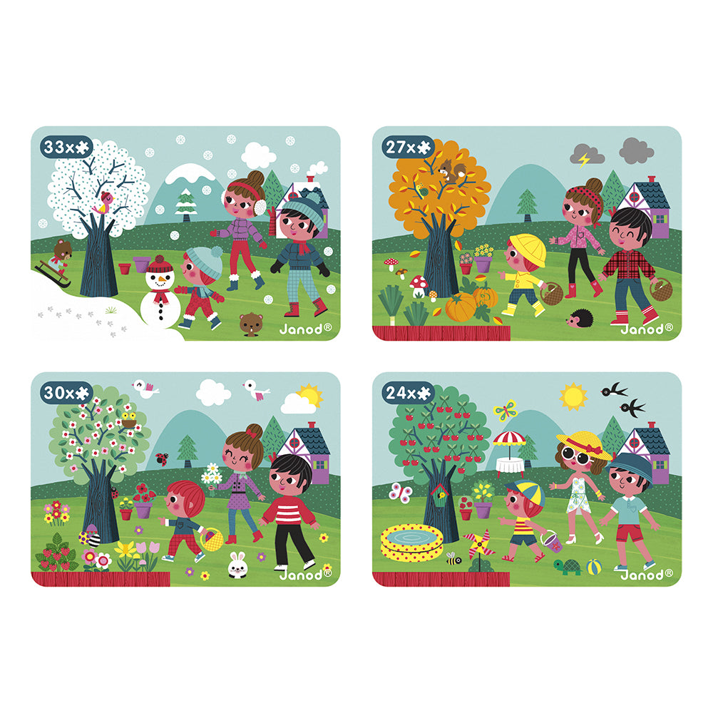 Gioco magnetico Magneti'book, Quattro stagioni | Janod