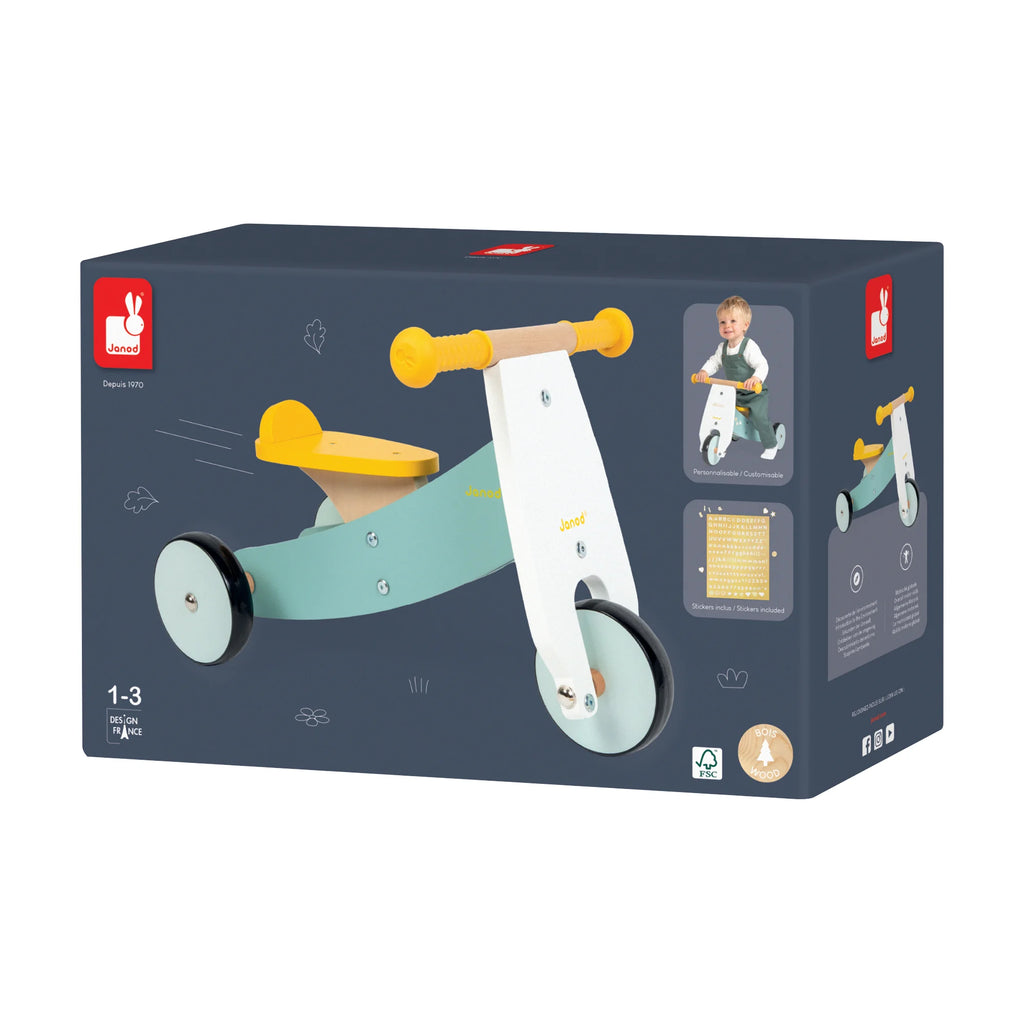 Porteur en bois 3 roues