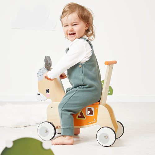 Asinello, Cavalcabile in legno