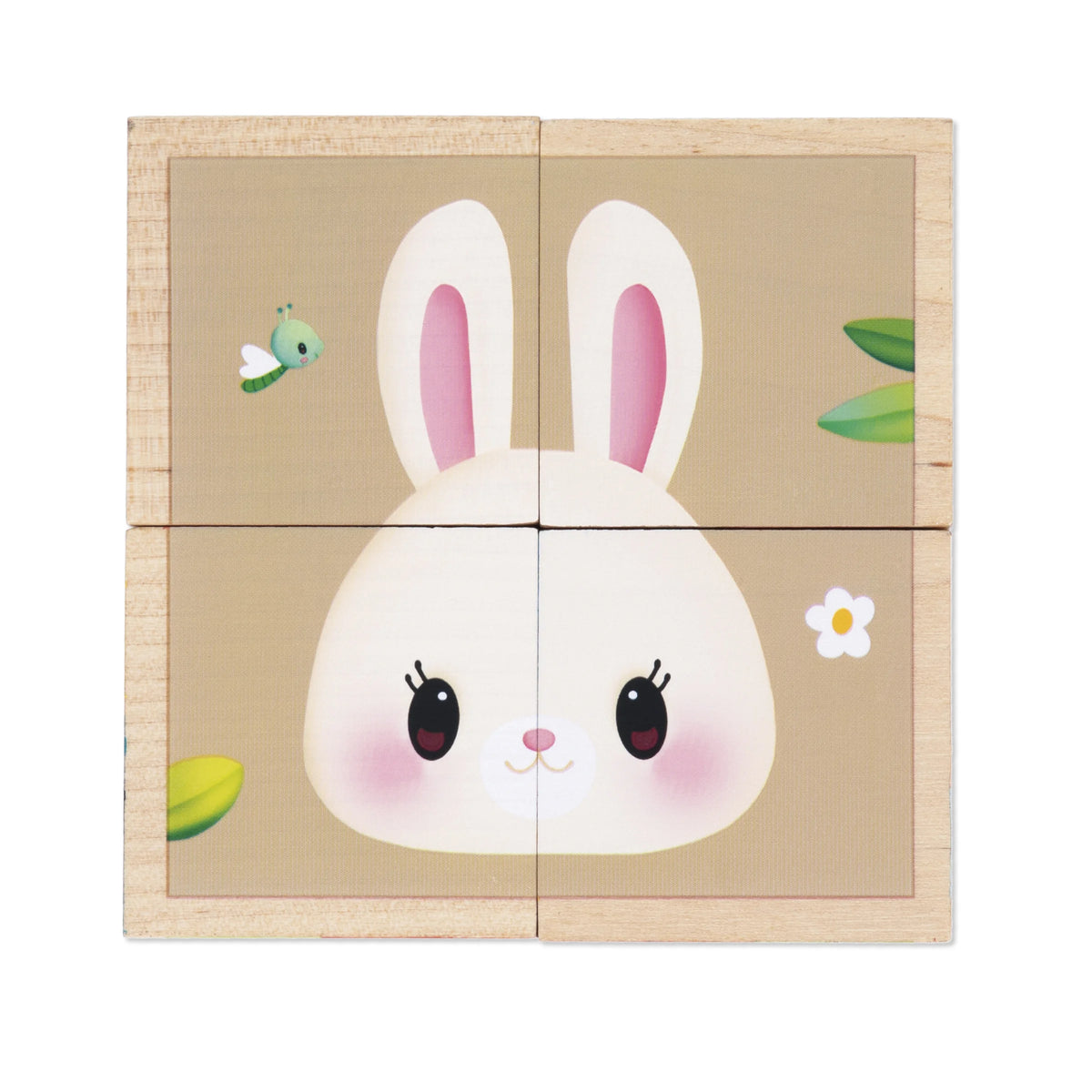 Farm Wooden Cubes - 4 Pieces