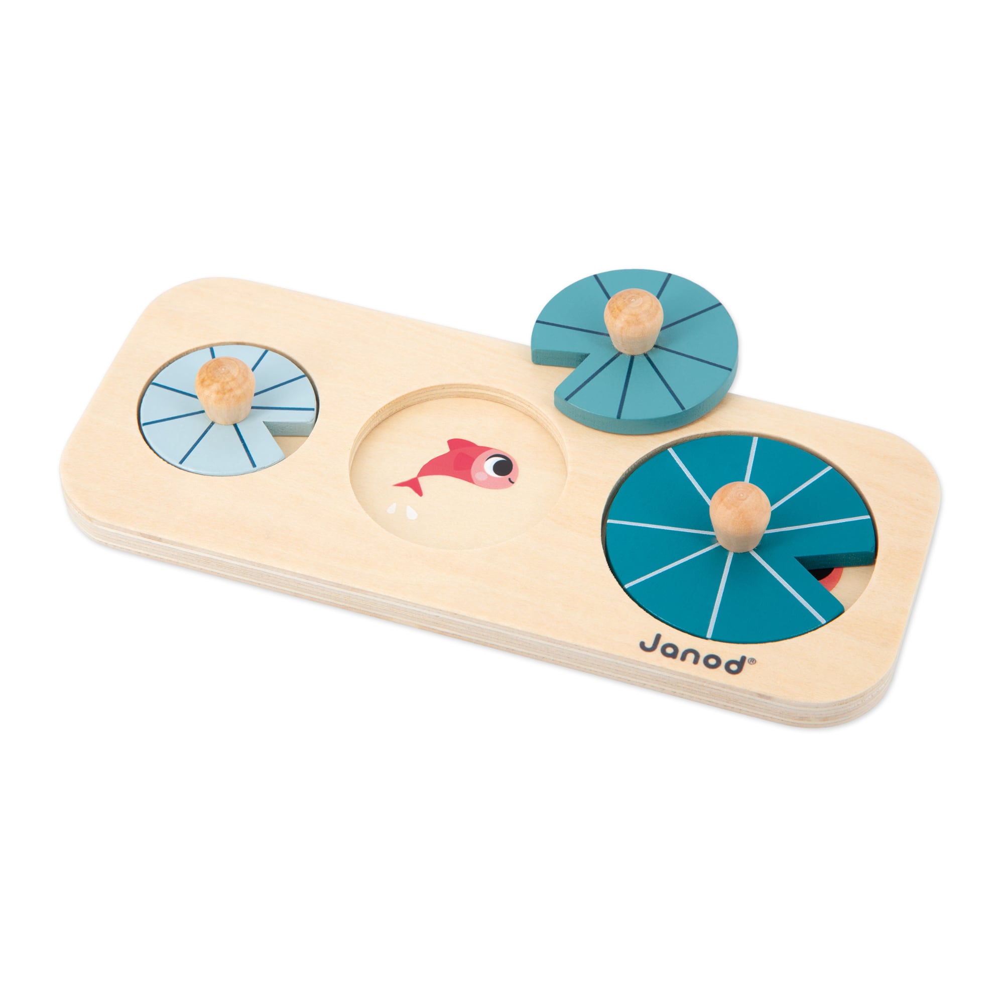 Janod box, Wooden games for 12 months - Sensory awakening