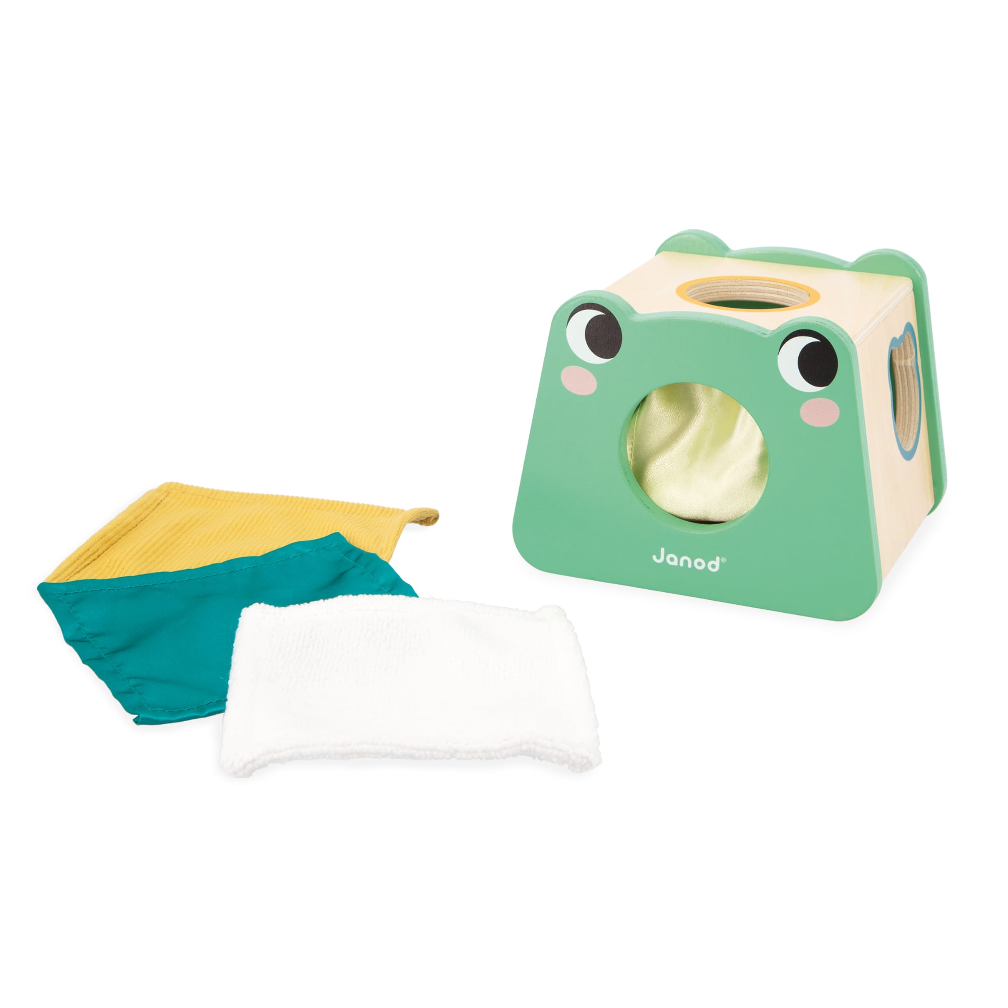 Janod box, Wooden games for 12 months - Sensory awakening