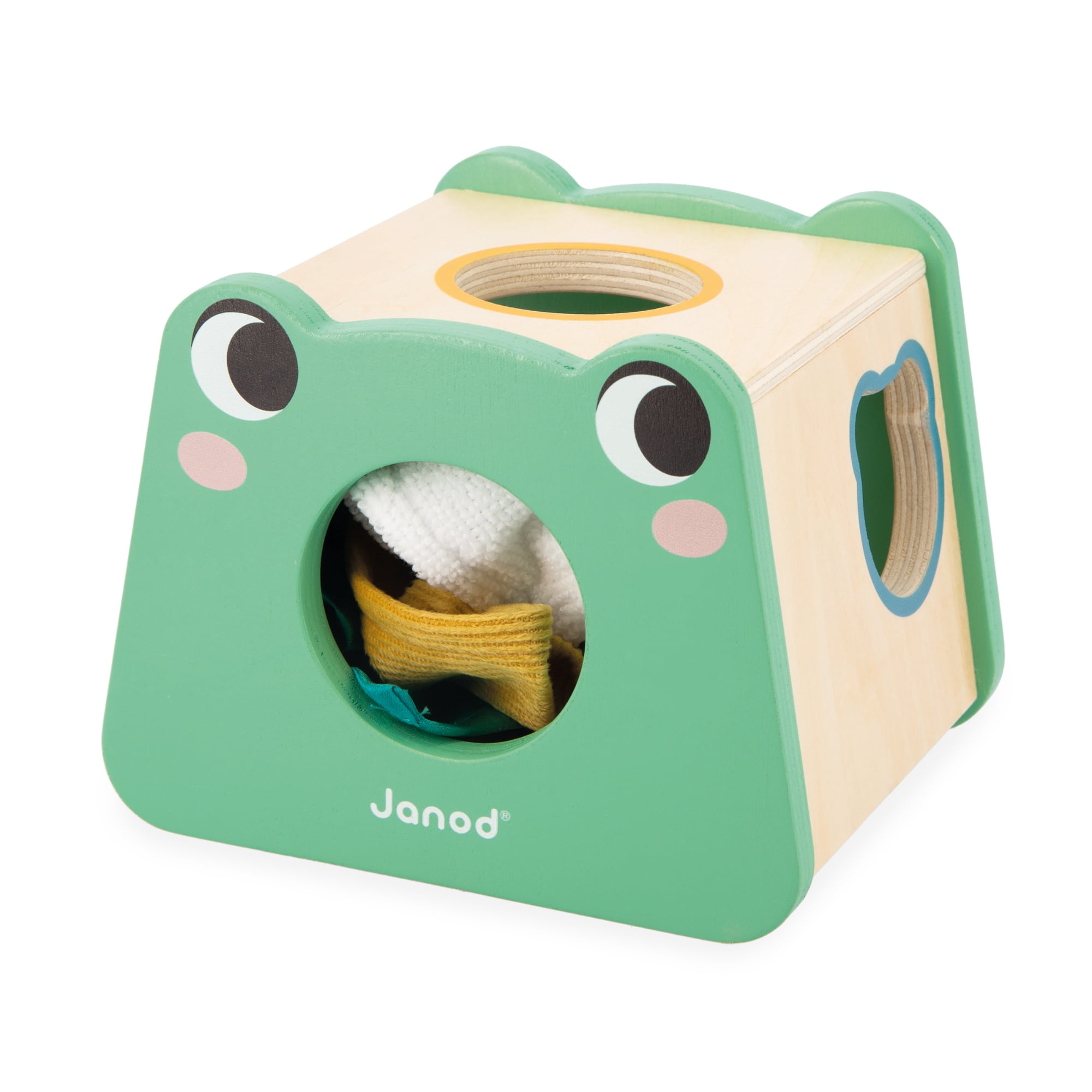 Janod box, Wooden games for 12 months - Sensory awakening