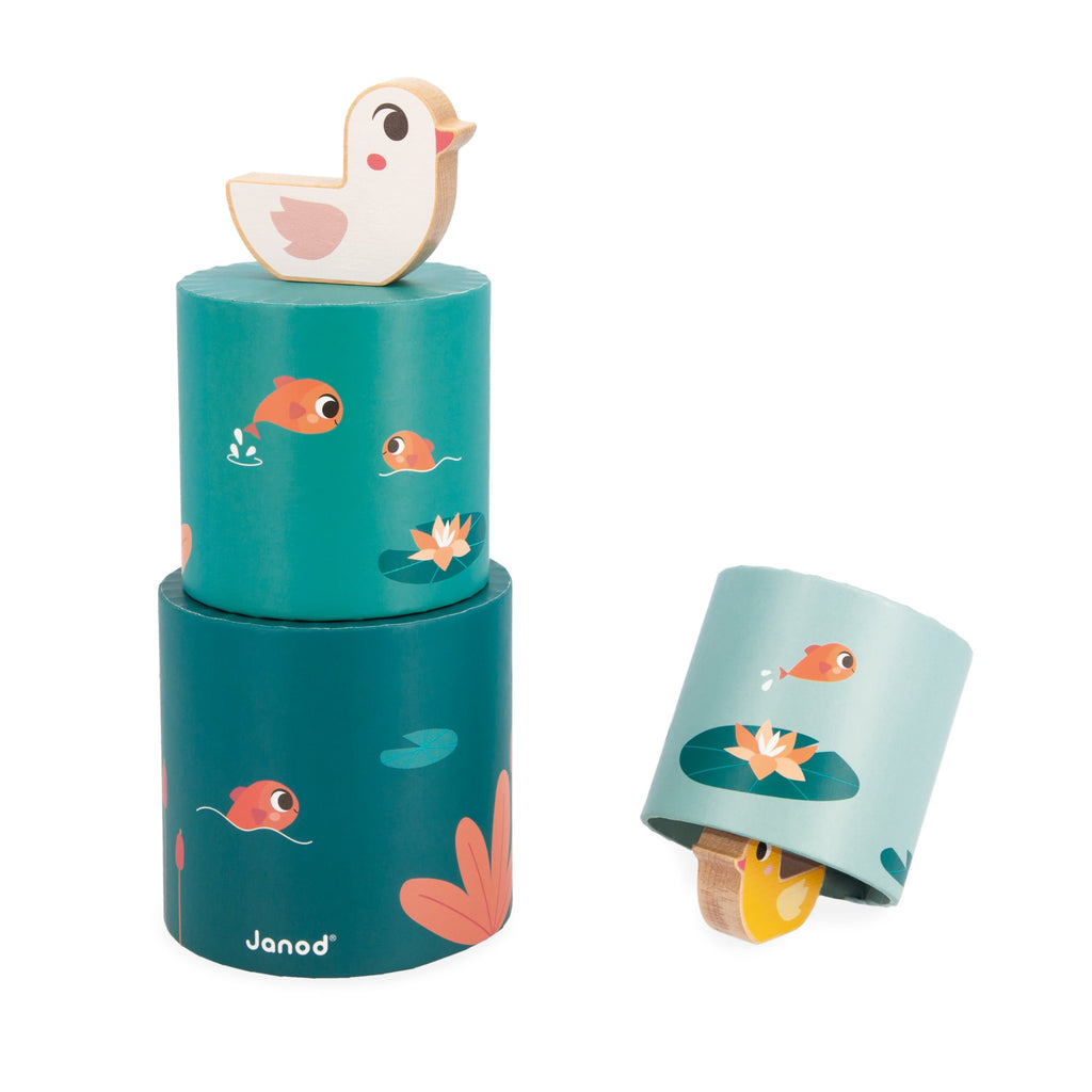 Janod box, Wooden games for 12 months - Sensory awakening