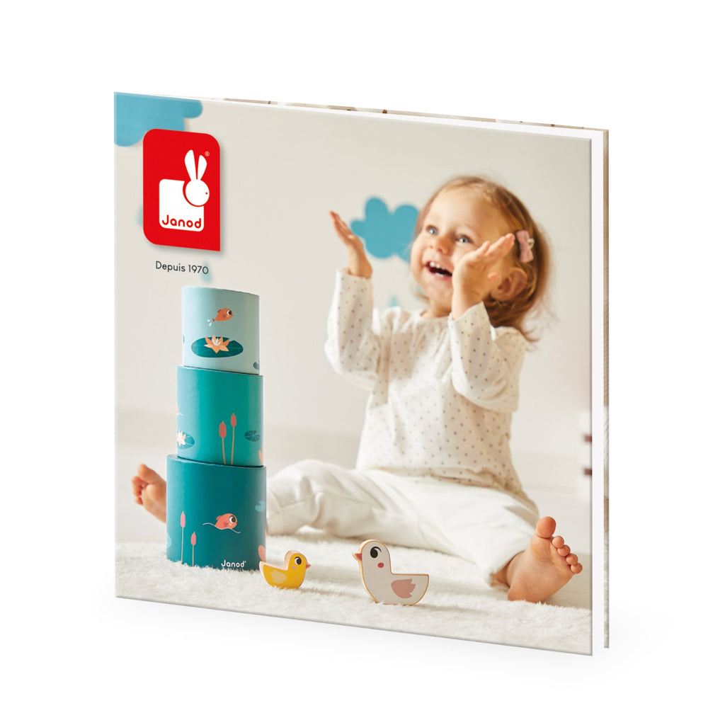 Janod box, Wooden games for 12 months - Sensory awakening