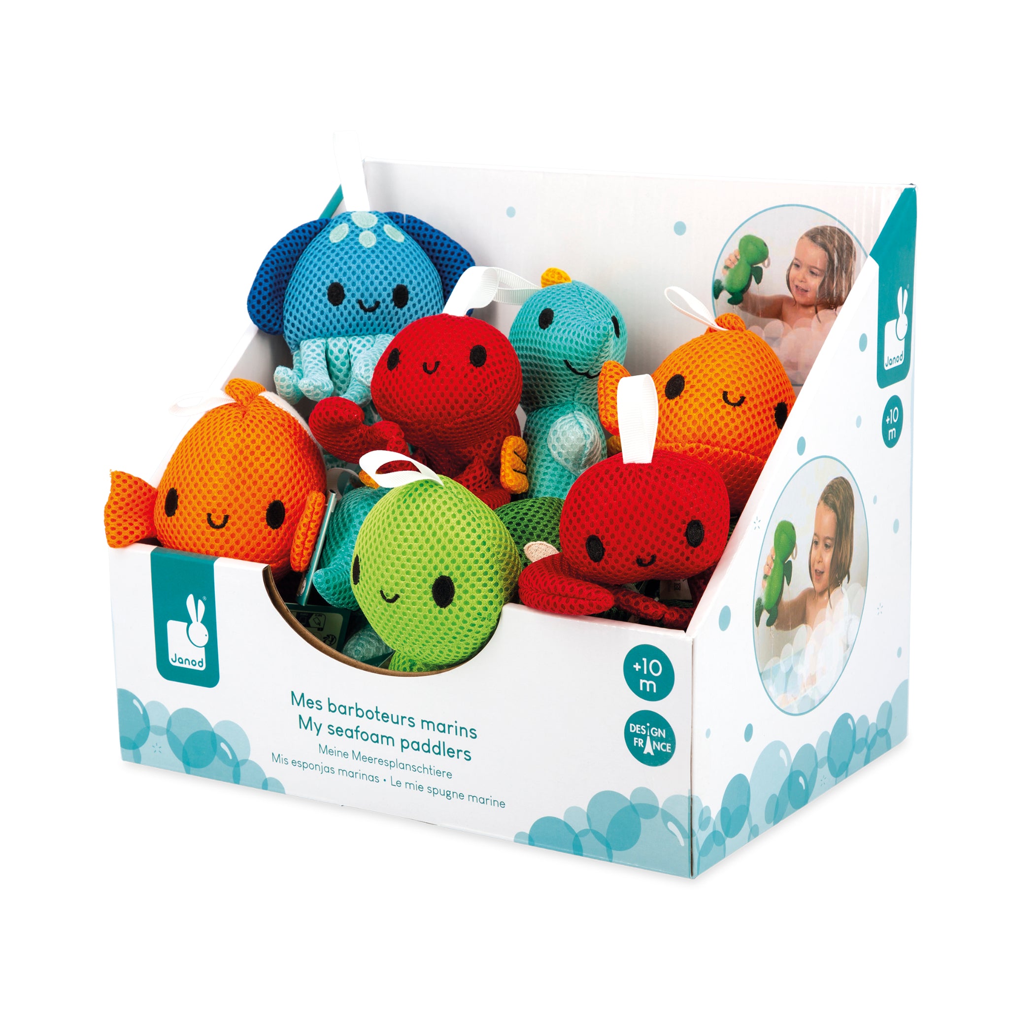 Spugne marine, Compagni di bagno assortite