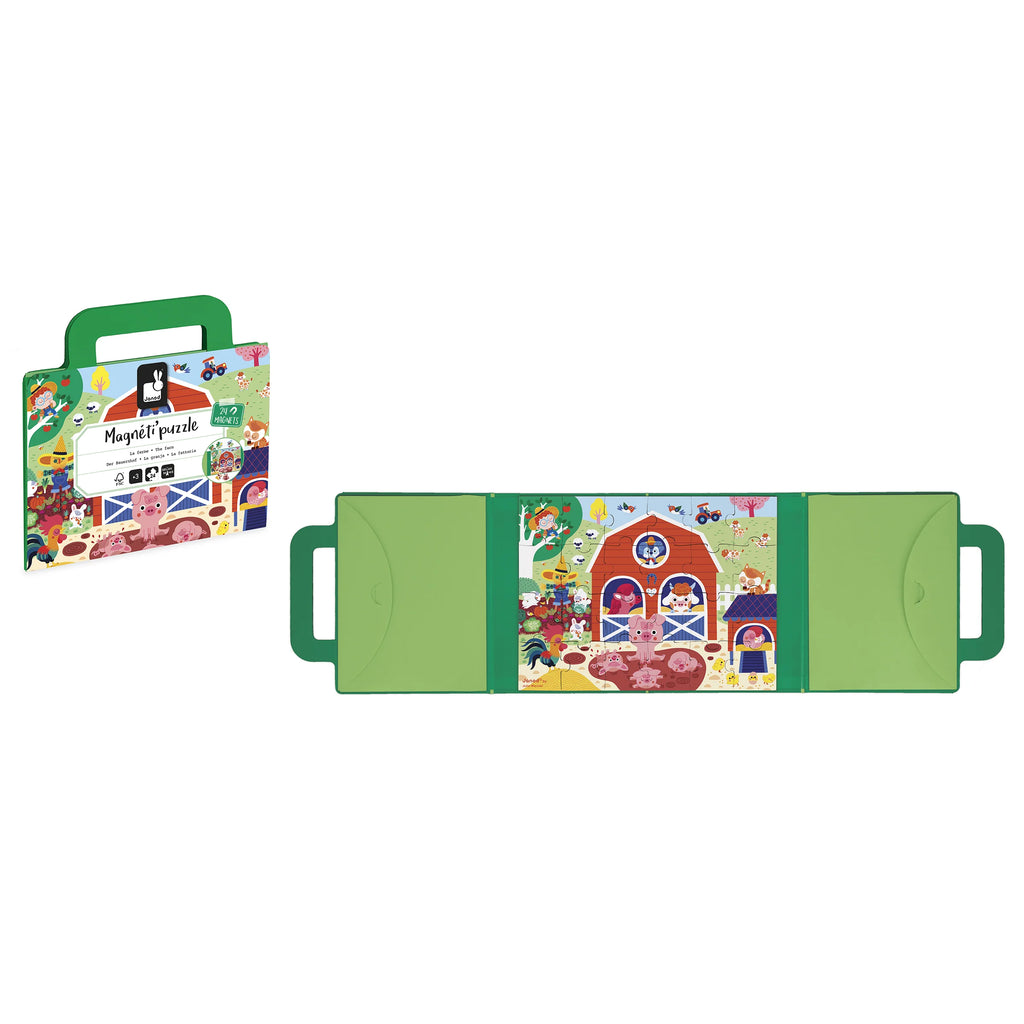 Magnéti’Puzzle Magnetic Game, Farm – 24 Pieces