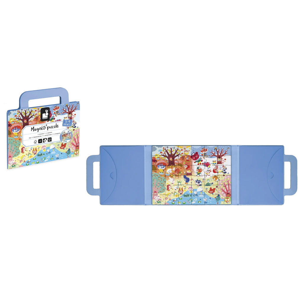 Gioco magnetico Magnéti’Puzzle, 4 Stagioni – 24 pezzi