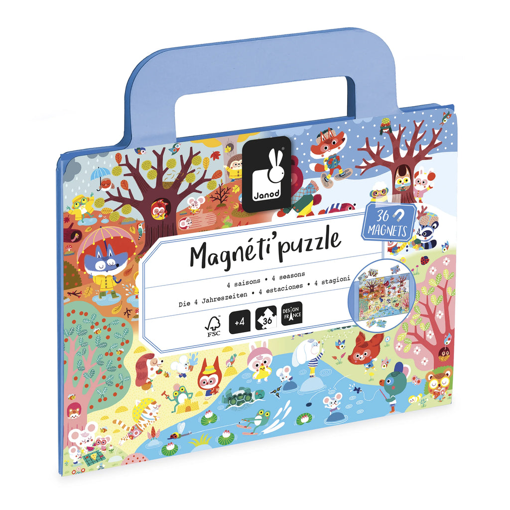 Gioco magnetico Magnéti’Puzzle, 4 Stagioni – 24 pezzi