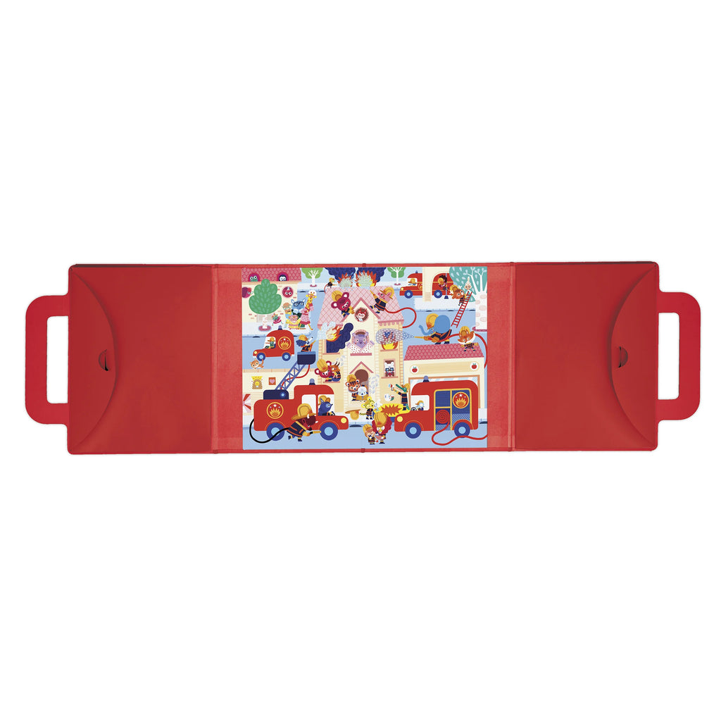 Magnéti’Puzzle Magnetic Game, Firefighters – 24 Pieces