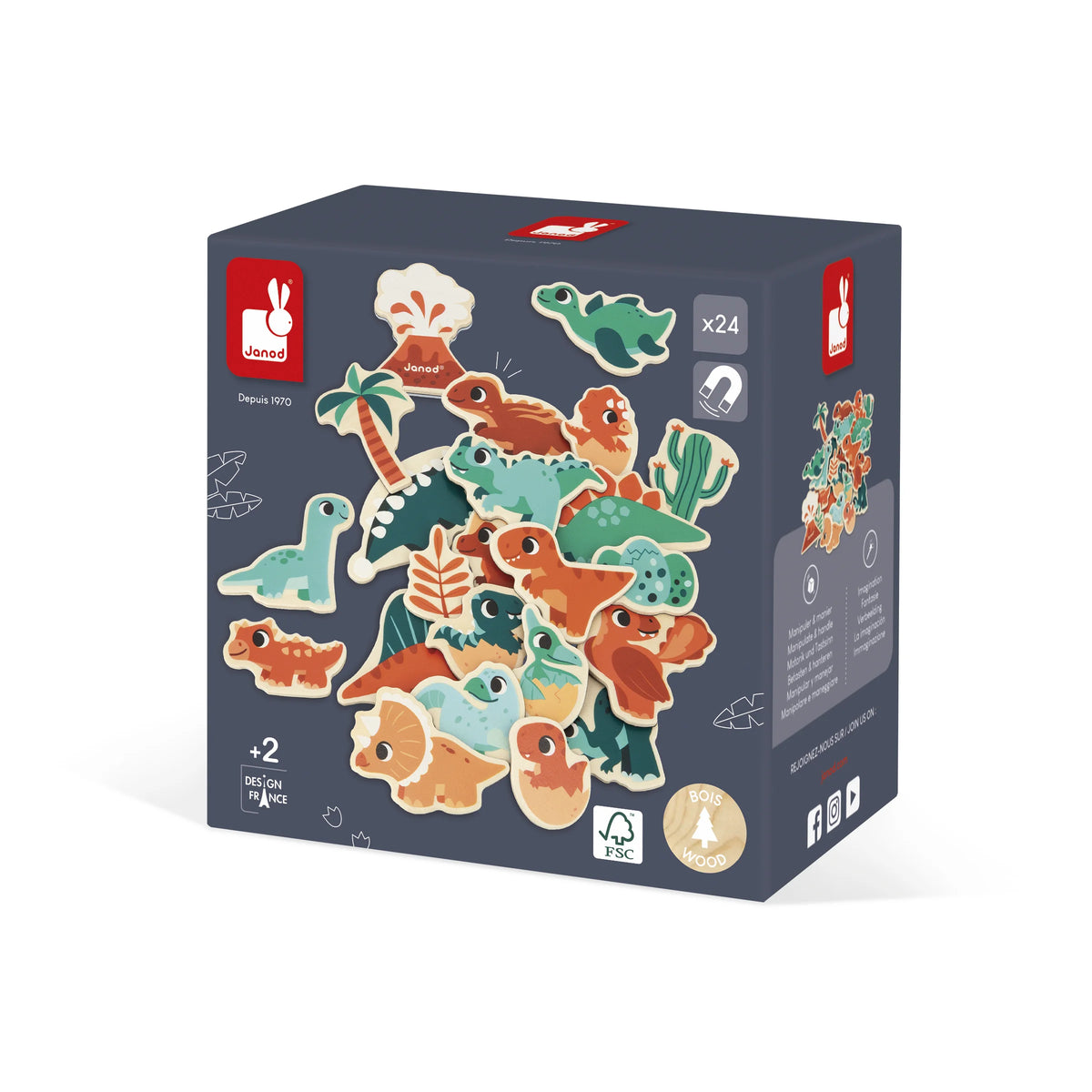 Magneti Dinosauri, 24 pezzi