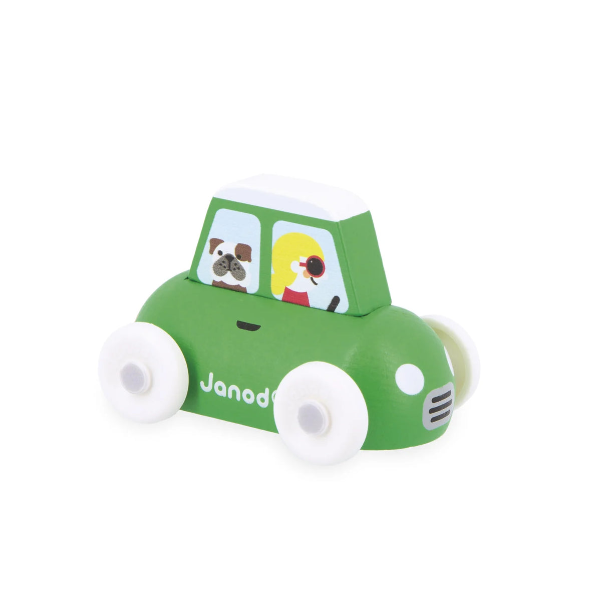Macchinina verde Cross Roads Londra Janod con bulldog - foto 2