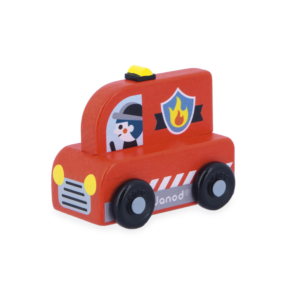 Macchinina in legno Cross Roads – Camion pompieri