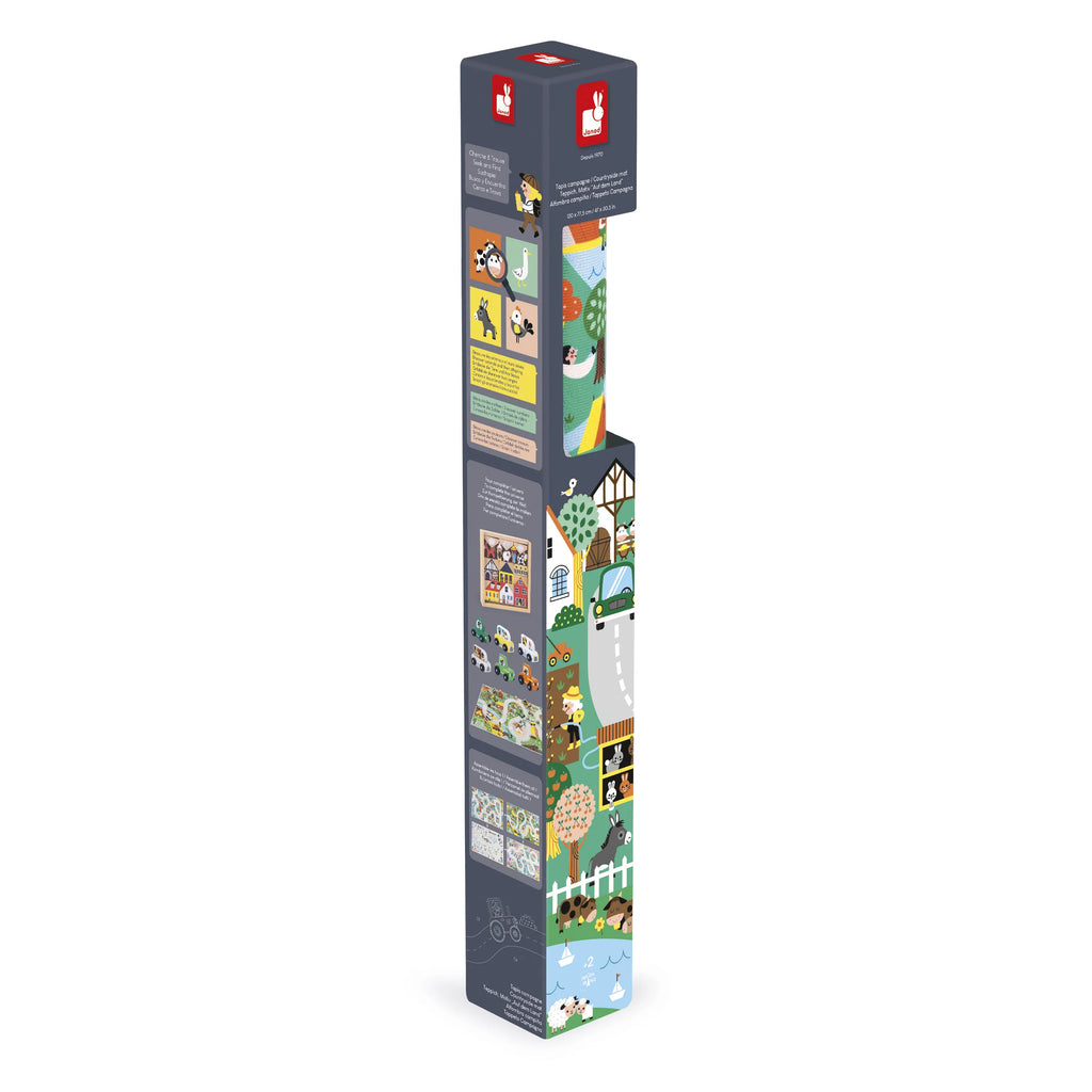 Tappeto da gioco con circuito Cross Roads – Campagna