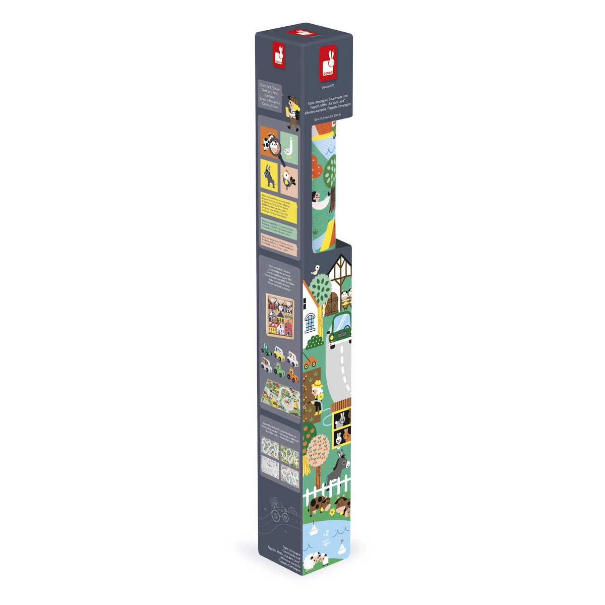Tappeto da gioco con circuito Cross Roads – Campagna