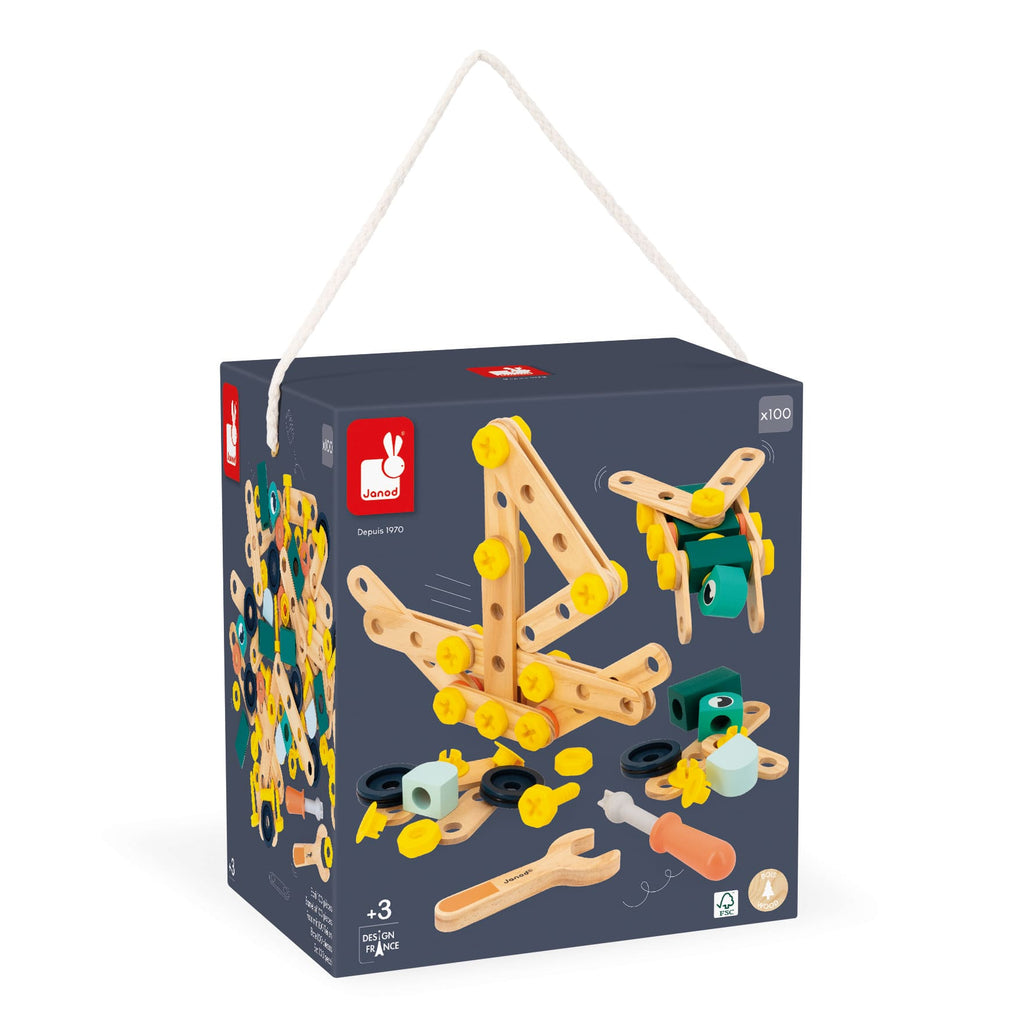 Brico'Kids 100 wooden pieces