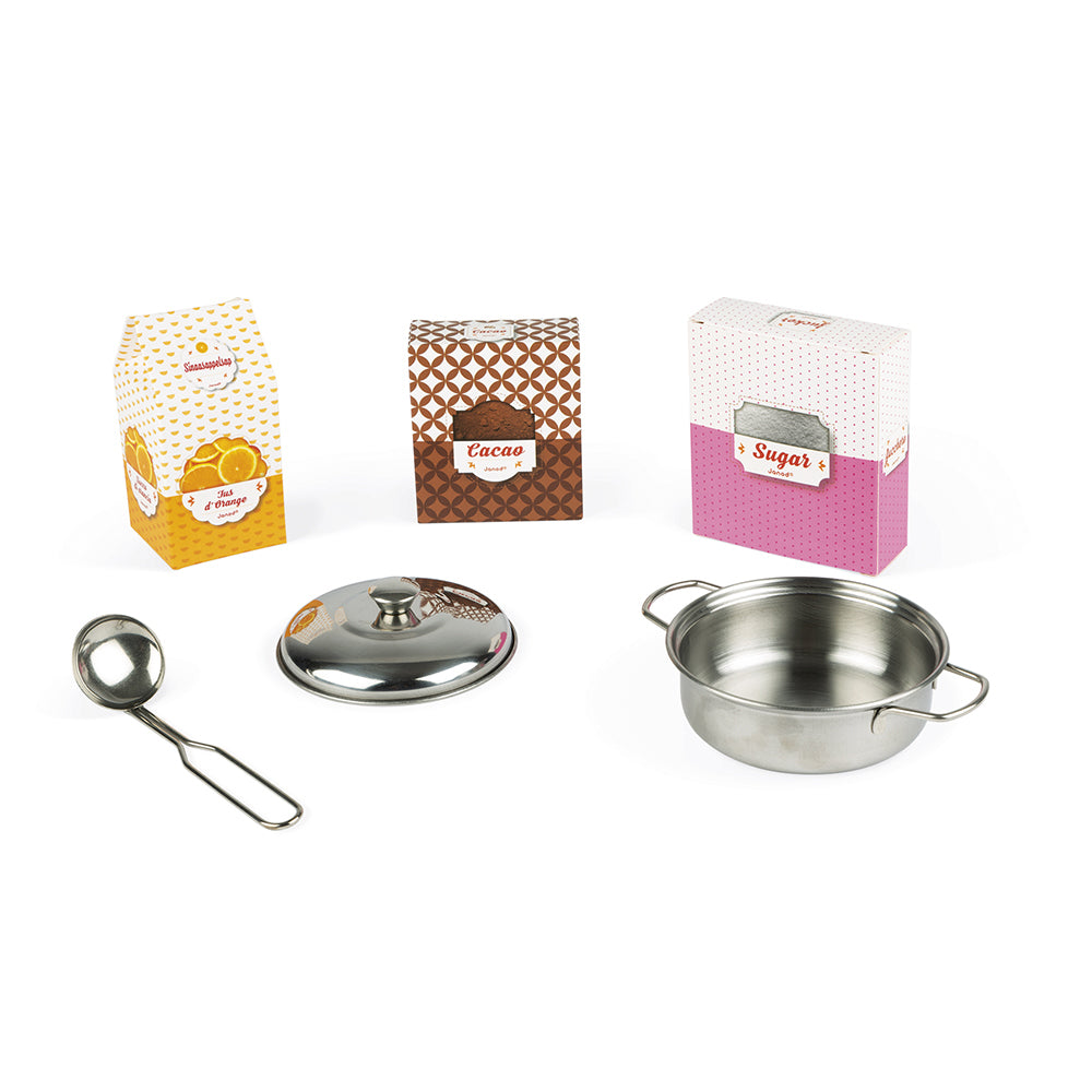 Cucina in legno, sonora e luminosa con accessori Candy chic