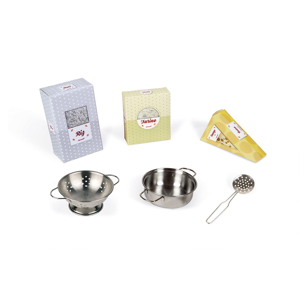 Cucina in legno, sonora e luminosa con accessori Mozaïc