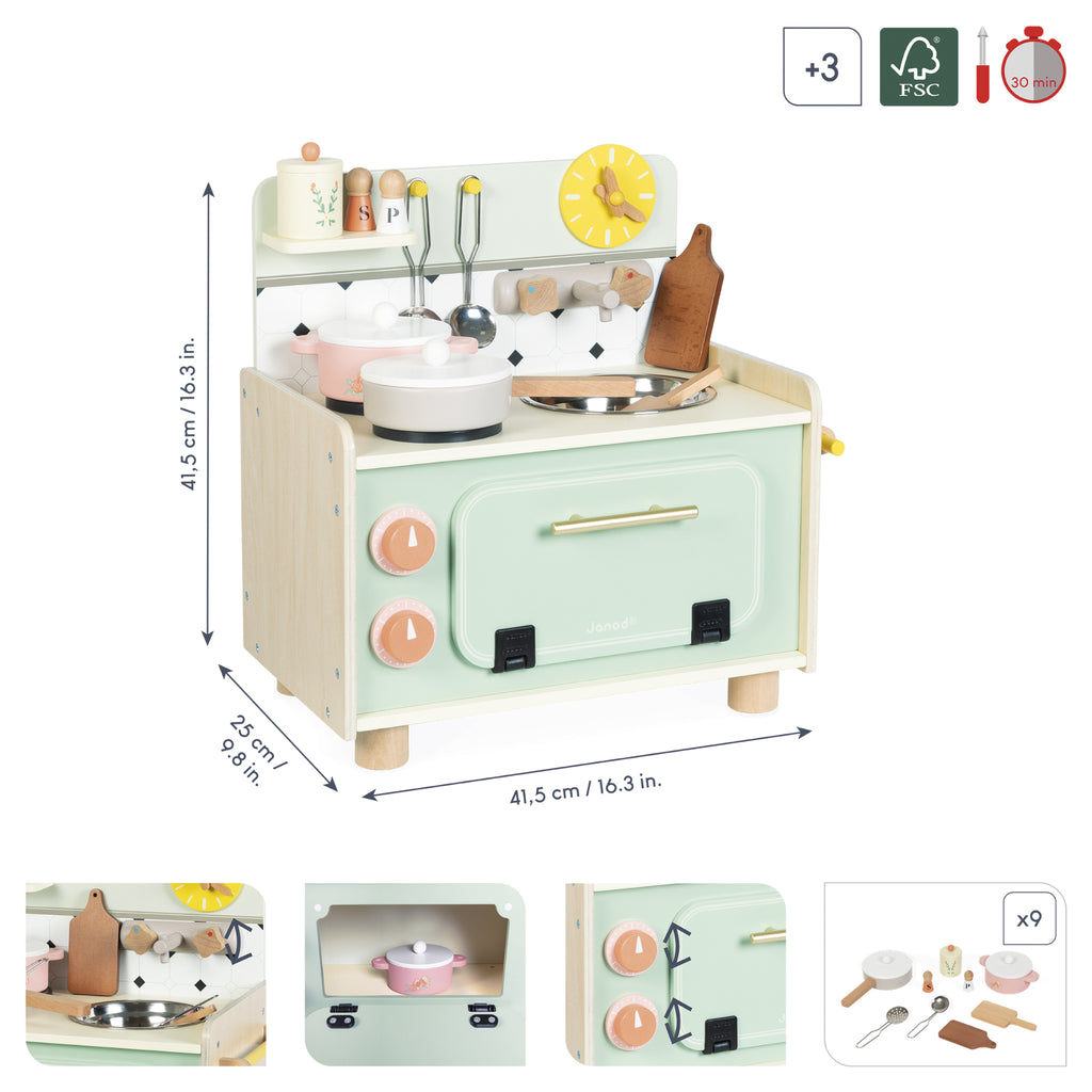 Piccola cucina in legno Nonna Sole