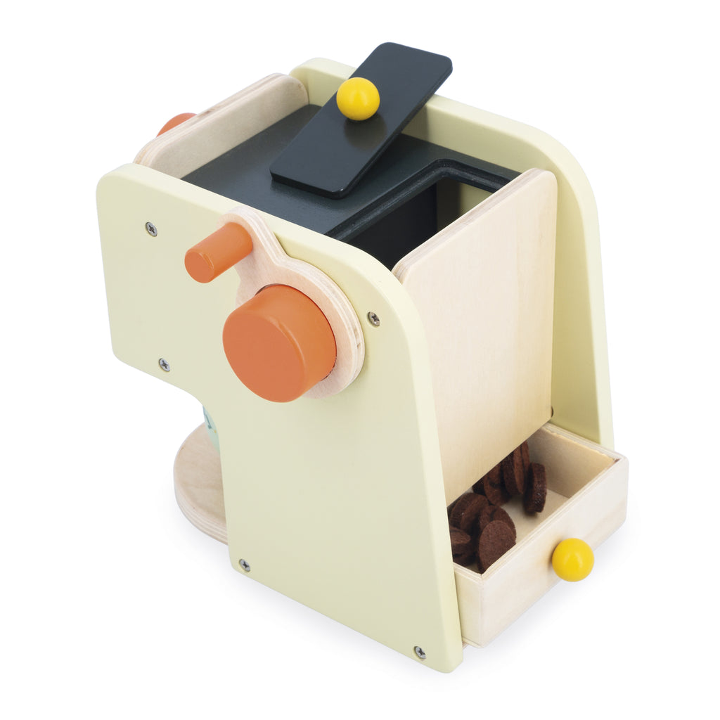 Macchina da caffè e accessori in legno, Nonna Sole