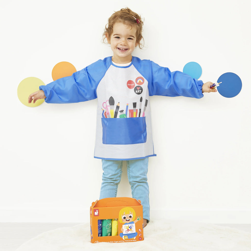 Grembiule da pittura per bambini 1–5 anni