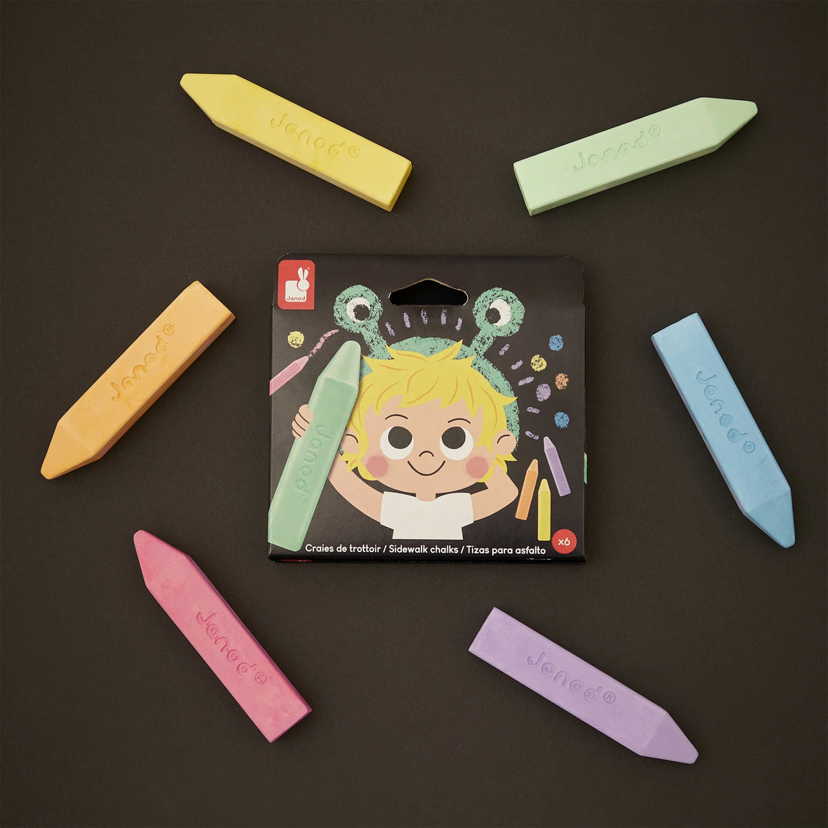 Sidewalk Chalk - 6 Colours