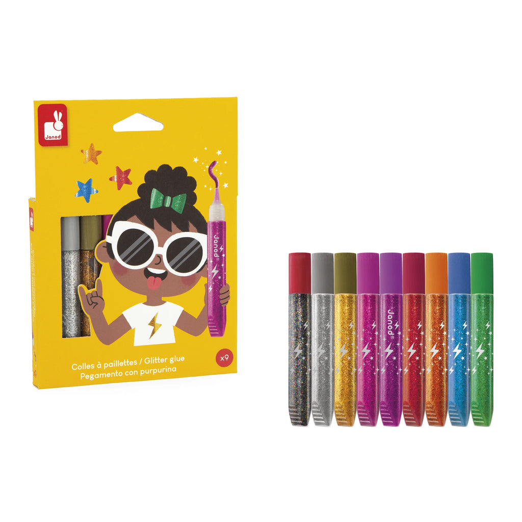 Glitter Glue - 9 Tubes