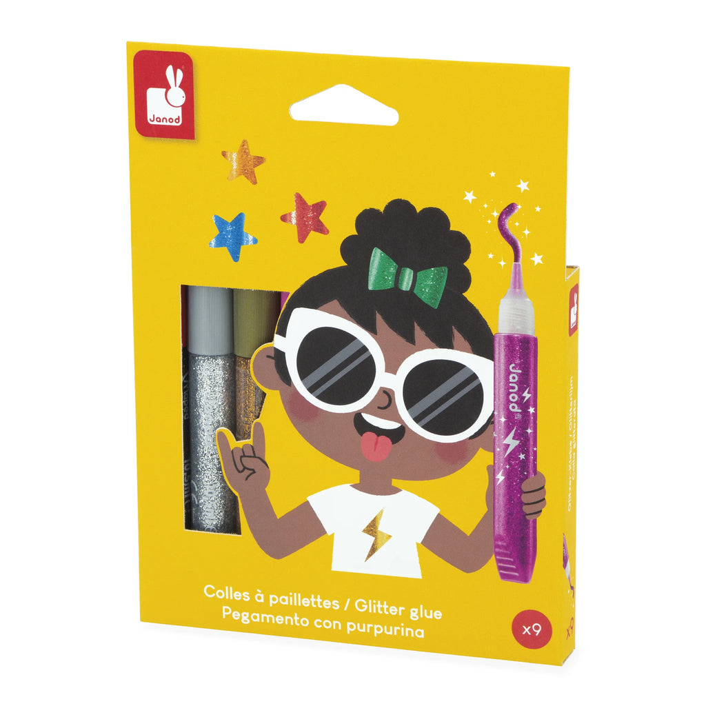 Glitter Glue - 9 Tubes