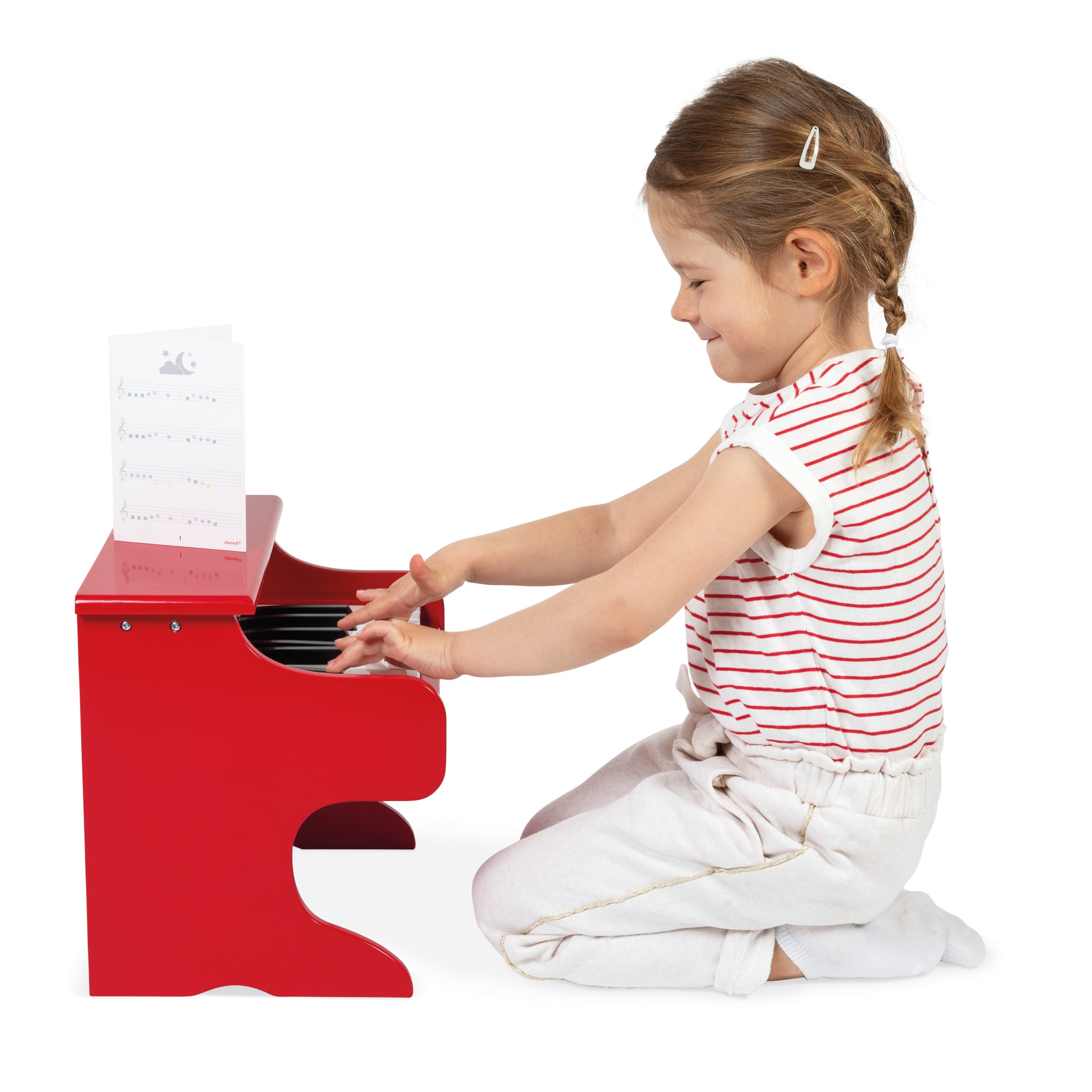 Il mio primo pianoforte elettronico in legno, Rosso