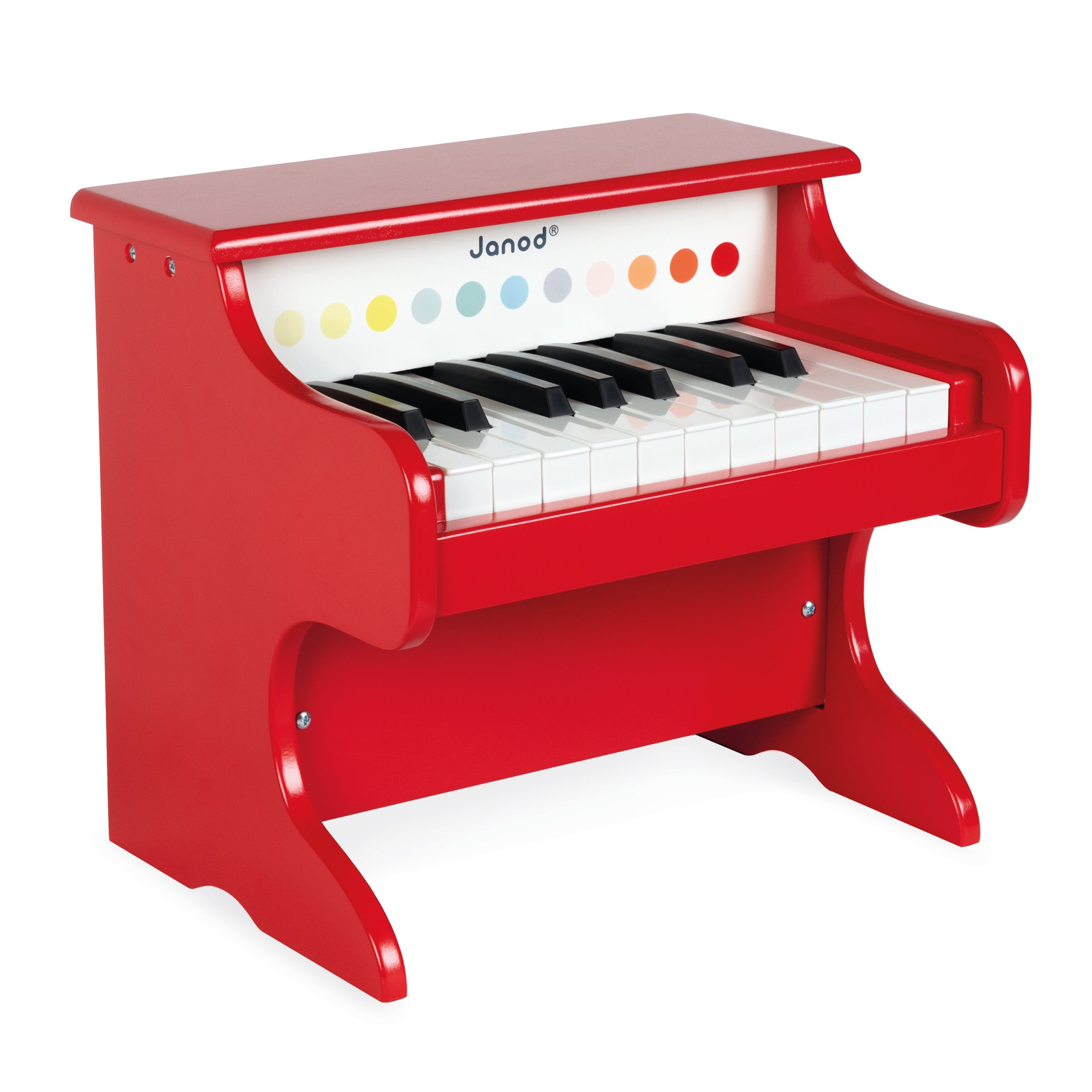 Il mio primo pianoforte elettronico in legno, Rosso