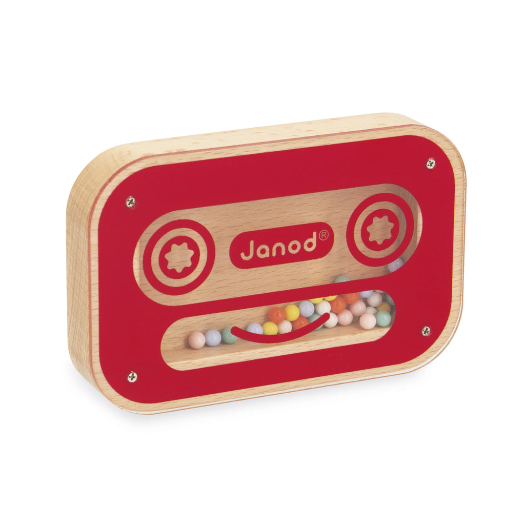 Maracas cassette en bois – Confetti