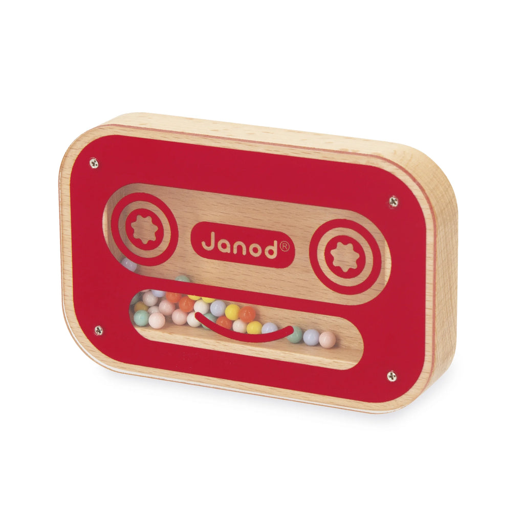 Maracas cassette en bois – Confetti