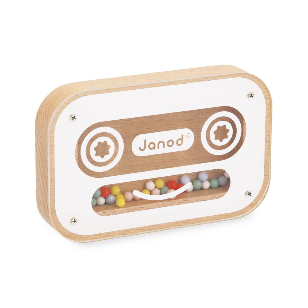 Maracas cassette en bois – Confetti