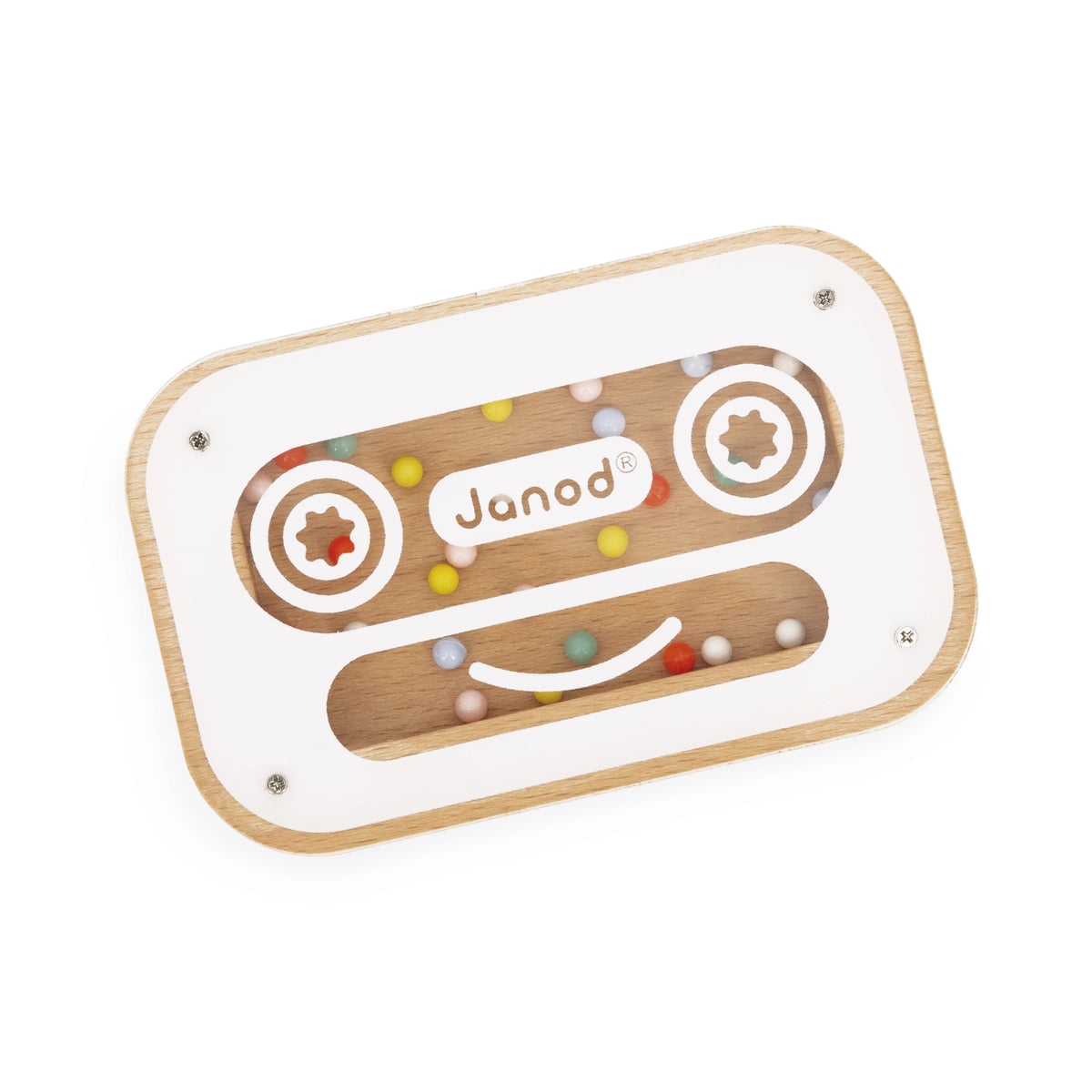 Maracas cassette en bois – Confetti